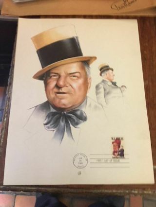 First Day Cover Prints 1980 W.  C.  Fields