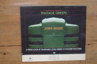 1989 John Deere Vintage Green 2 - Cylinder Tractors Calendar
