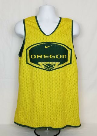 Oregon Ducks Basketball Team - Issued Nike Reversible Scrimmage Jersey Women 