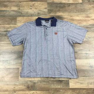 Vintage 90s Auburn Tigers Golf Polo Shirt Men’s Medium Short Sleeve Cotton Ncaa