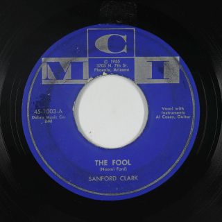 Rockabilly 45 - Sanford Clark - The Fool/lonesome For A Letter - Mci - Mp3
