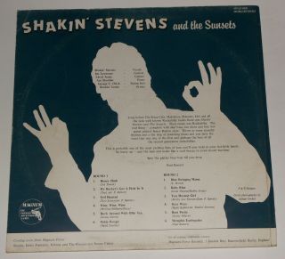 Shakin ' Stevens and the Sunsets at the Rockhouse Rockabilly Ex Vg Vinyl MFLP 004 3