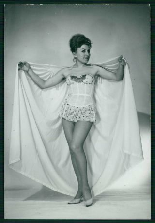 Uv2 Exertier Nude Woman Stripper Pinup Cabaret Dancer Pin Up 1960 Photo