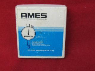 Vintage Ames Pocket Thickness Measures Series 25 Nos