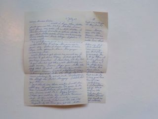 Vietnam War Letter 1969 Had 2 Rocket Attacks That Morning Sergeant Tell What
