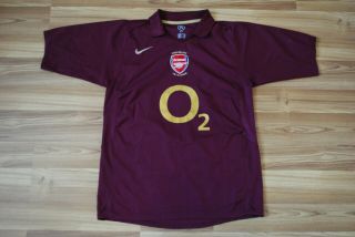 Size Medium Arsenal London 2005 - 2006 Home Football Shirt Jersey Nike Highbury