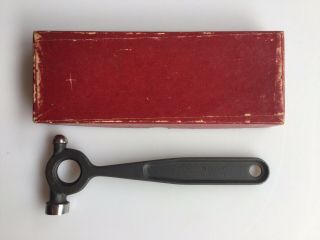 The L S Starrett Tool Makers Hammer With Magnifying Lens No 815
