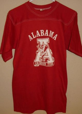 Vintage 1980s Alabama Crimson Tide T Shirt Medium