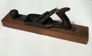 Vintage Stanley No.  28 Transitional Fore Plane Type 17 Hand Planer
