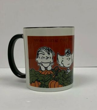 Snoopy / Peanuts Gang Great Pumpkin Patch Coffee Mug Cup Fall Halloween