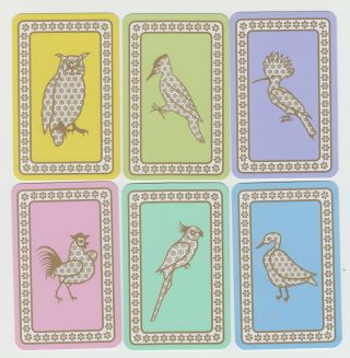 Playing Swap Cards 6 Only Single Little Birds Artist Julia Moore