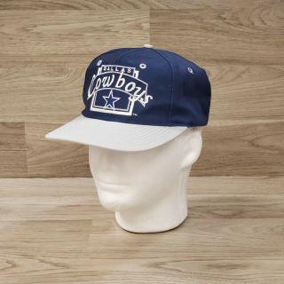 Vintage Dallas Cowboys Sports Twill Snapback Hat Cap 1990s Team Nfl