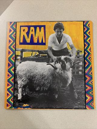 Paul Mccartney Ram Rare Record Lp Columbia Issue Gatefold The Beatles
