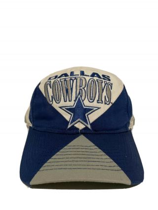 Vintage Dallas Cowboys Snapback Hat Cap - Logo Athletic Nfl Pro Line