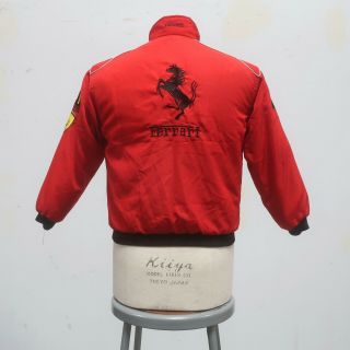 Vintage Ferrari Racing Jacket Youth Size XL Red 3