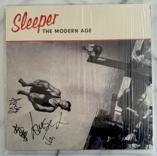 Sleeper - The Modern Age Hand Signed Limited Edition Red Colour Vinyl (2019) Nm