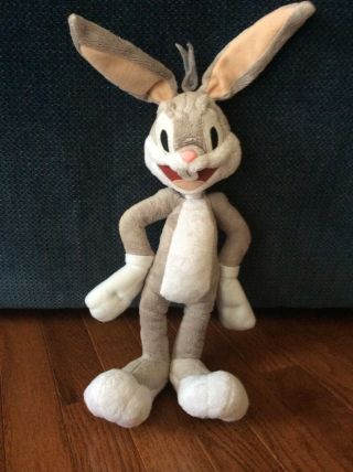 Bugs Bunny Plush Rabbit Six Flags Warner Brothers 11”