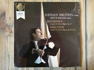 Capitol P8430 - Beethoven - Violin Sonata Nos.  9 " Kreutzer " & 8 - Nathan Milstein