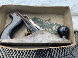 Stanley Bailey No 3c Smoothing Plane,  Vintage With 1/2 Box Was