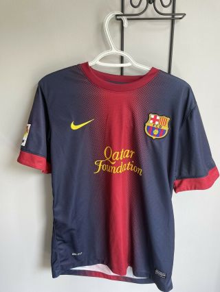 Nike Dry Fit Fc Barcelona Soccer Jersey: Lionel Messi 10 Men 