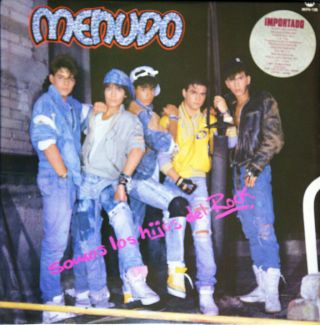 Menudo Somos Los Hijos Del Rock 1987 Lp Ricky Martin Ruben Ralphy Sergio Raymond