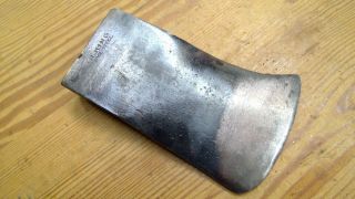 Vintage Old 3 Lb 2 Oz Steel Single Bit Wood Axe Head Tool Bit R.  King Tool