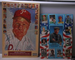 Richie Ashburn Hall Of Fame Rite Aid 1995 Campbell 