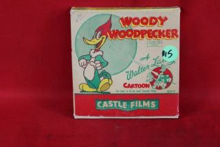 Castle Films 466 Woody Woodpecker Bathing Buddies 5½ Inch Reel 8mm F (cp1059220)