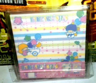 Vintage Sanrio 2004 Little Twin Stars Stationary And Case