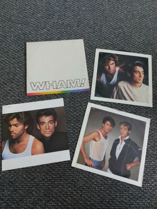Wham The Final Complete 1986 Inners Insert Uk Vinyl 2 X Lp George Michael