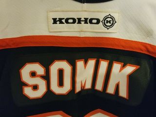 Signed Radovan Somik 20 NHL Philadelphia Flyers KOHO Black Retro Jersey Size XL 3
