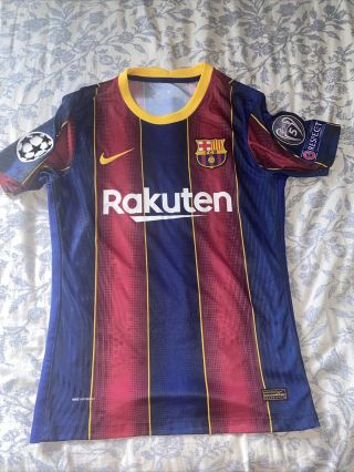 Nike Fc Barcelona Messi Player Version Home Jersey 20/21