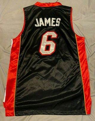 LeBron James Miami Heat Adidas Jersey Men ' s Medium 2