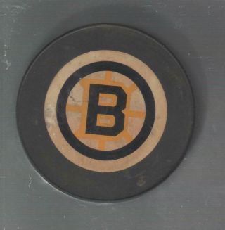 Boston Bruins Vintage Cooper Nhl Approved Hockey Game Puck