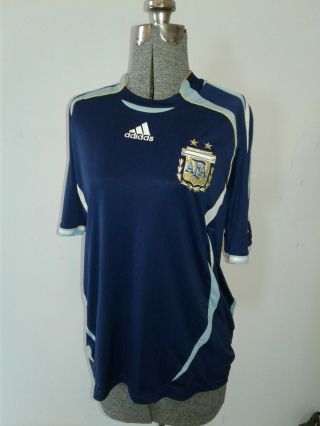 Argentina 2004 2006 Away Football Shirt Soccer Jersey Adidas Sz L Afa