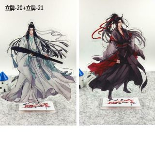 2 Anime Mo Dao Zu Shi Lan Wangji Wei Wuxian Acrylic Stand Figure Model Toy Q7