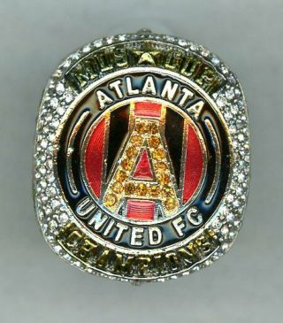 2018 Atlanta United Fc Major League Soccer Mls Cup Championship Ring Size 12.