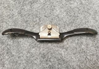 Vintage Stanley No.  51 Adjustable Spoke Shave Flat Bottom Spokeshave Hand Plane