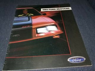 Ford 1983 Mustang Brochure
