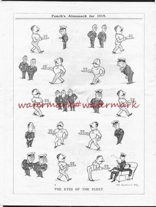 1919 Vintage Punch Cartoon By H Bateman - 