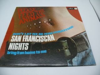Please Feed The Animals San Franciscan Nights Vinyl 1967 Arc 755 Canada