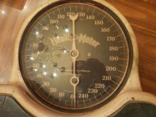 VINTAGE HEALTH - O - METER HEAVY DUTY SCALE CONTINENTAL SCALE CHICAGO ILL. 2