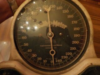 VINTAGE HEALTH - O - METER HEAVY DUTY SCALE CONTINENTAL SCALE CHICAGO ILL. 3