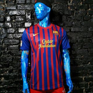 Barcelona Barca Jersey Home Football Shirt 2011 - 2012 Nike 419877 - 488 Mens Size L