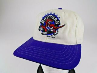 Vintage Toronto Raptors 1994 Twins Enterprise Snapback Hat Cap Sports