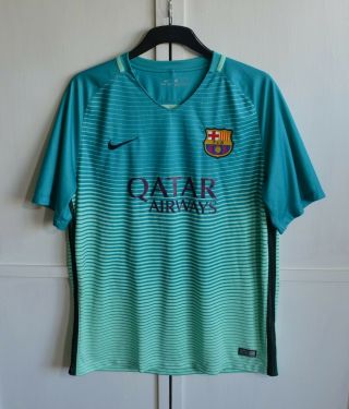 Fc Barcelona 2016/2017 Third Football Shirt Soccer Jersey Kit Nike Men 