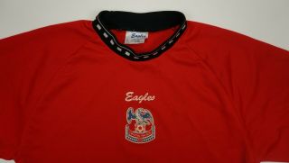 Rare Vintage Crystal Palace (The Eagles) Training Fun 90s Shirt Jersey Size M 3