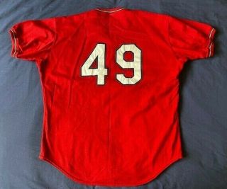 Men ' s vintage 80 ' s Rawlings MLB St Louis Cardinals batting jersey 49 size 46 2