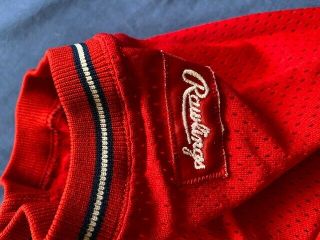 Men ' s vintage 80 ' s Rawlings MLB St Louis Cardinals batting jersey 49 size 46 3