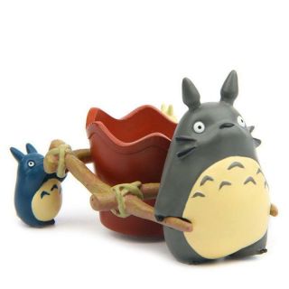 Figure Cartoon Anime Studio Ghibli Anime My Neighbor Totoro Flower Pot Mini Toy